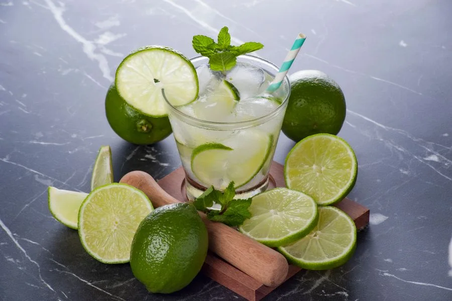 Drink gelado com limão